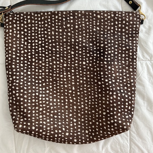 Primecut Dots Cowhide Hobo Bag - Picture 4 of 11